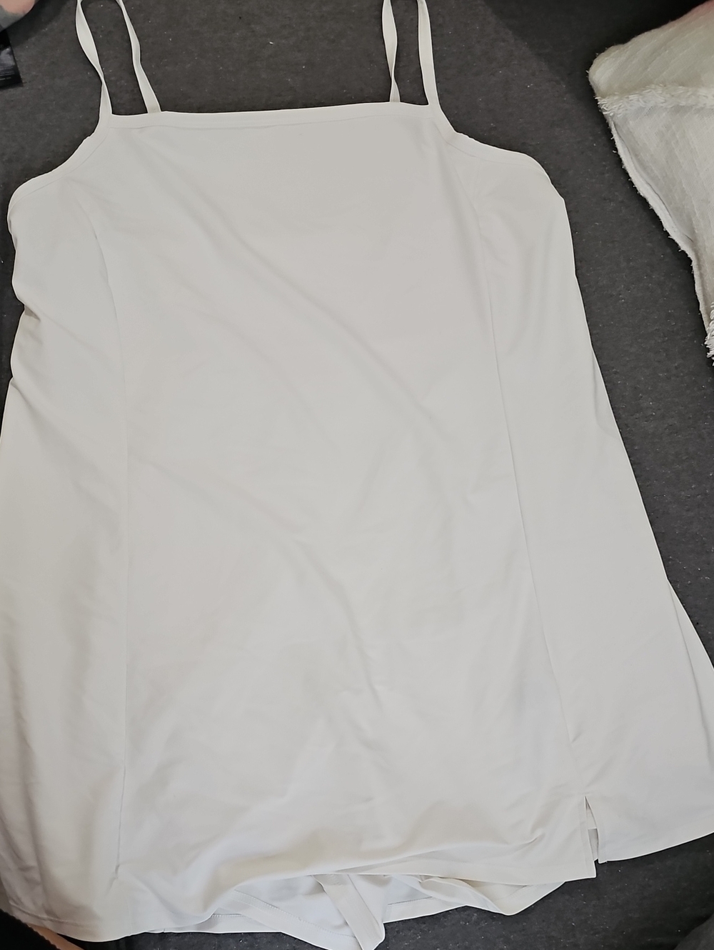 Old Navy White Spaghetti Strap Slip Dress